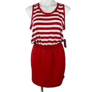 Tommy Hilfiger Mini Dress NWT Women Small Red White
